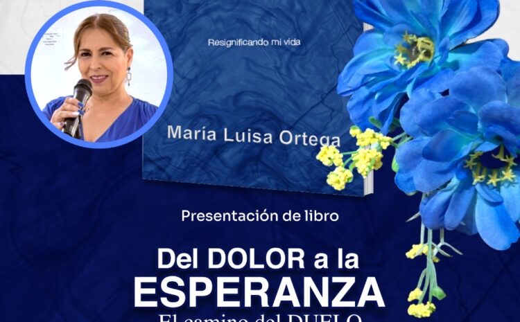  Presentarán el libro “Del dolor a la esperanza” en el Centro Municipal de las Artes