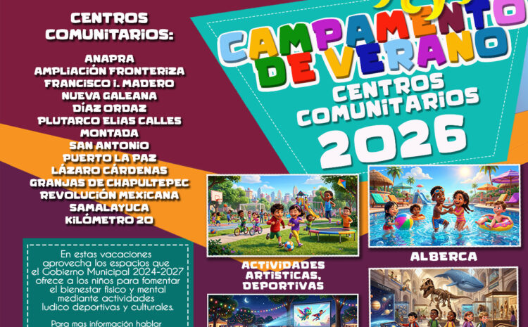  IPACULT se suma al Campamento de Verano 2026 de Centros Comunitarios.