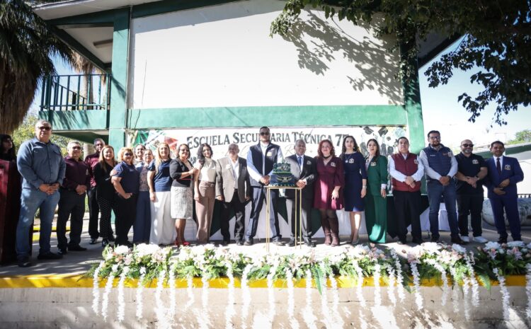  Participa IPACULT en la celebración del 30 aniversario de la Escuela Secundaria Técnica 75
