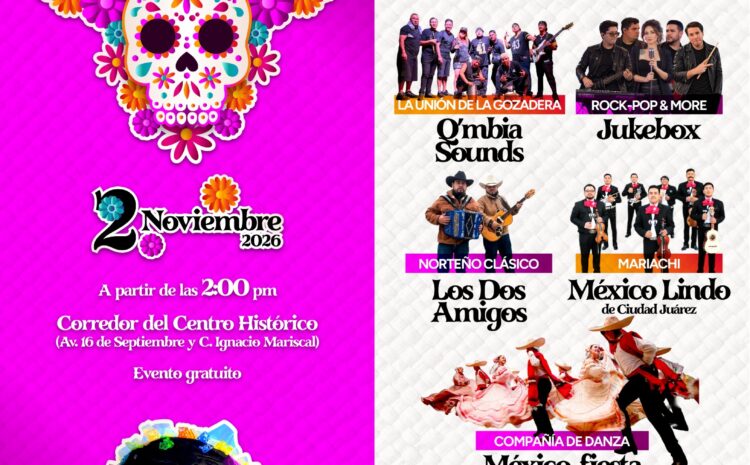  Invita IPACULT al Festival de Tradiciones de Vida y Muerte en el Centro Histórico