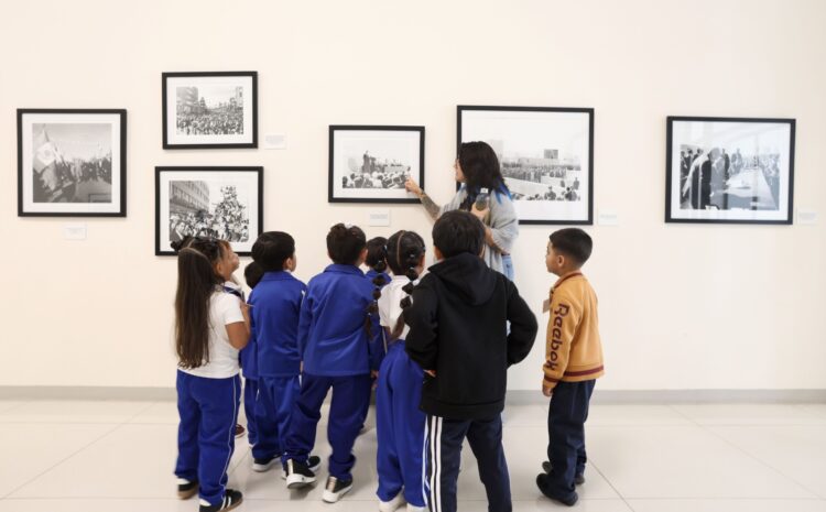  Disfrutan estudiantes de preescolar recorrido cultural en el Museo de Arqueología e Historia de El Chamizal